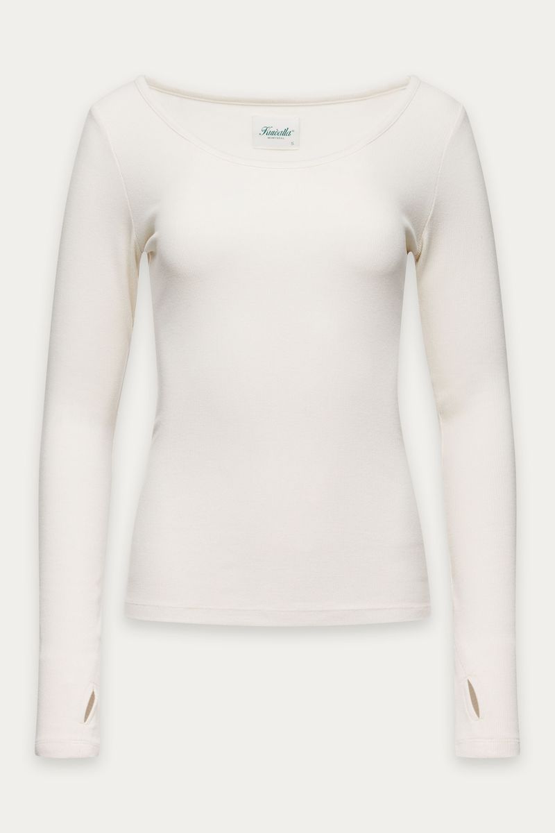 Pull Ingrid Wool Butter Cream Kuwalla Tee