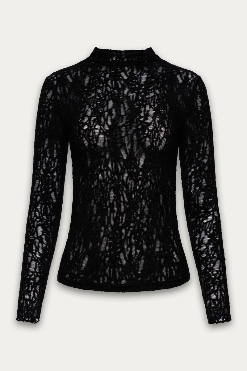 Haut Reiko Lace Noir Kuwalla Tee