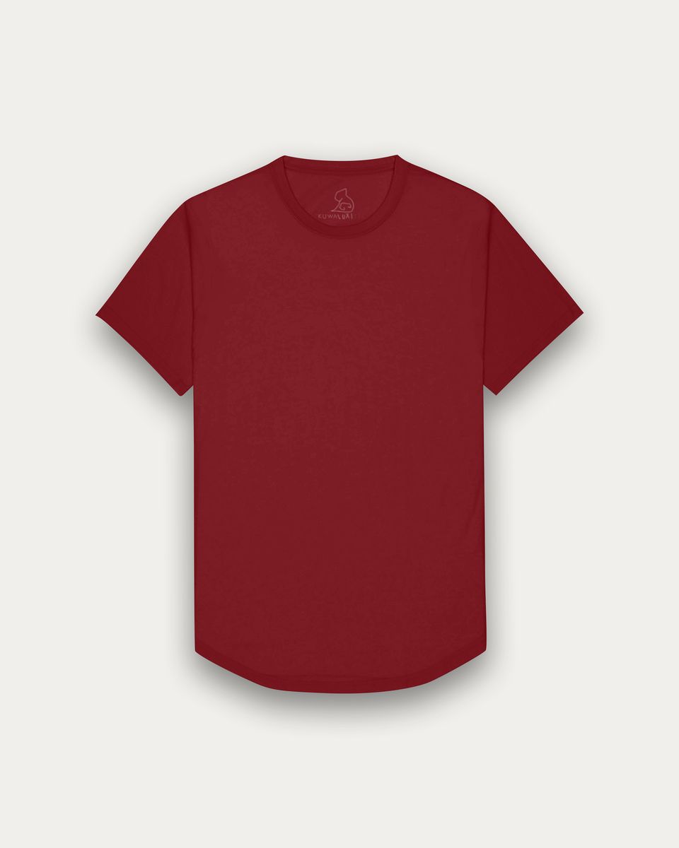 T-Shirt Eazy Scoop Rouge Rosewood Kuwalla Tee