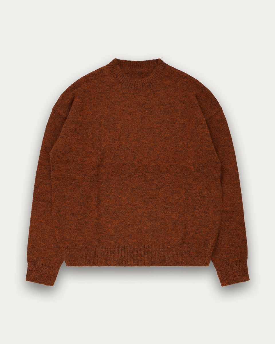 Pull Brushed Knit Orange Kuwalla Tee