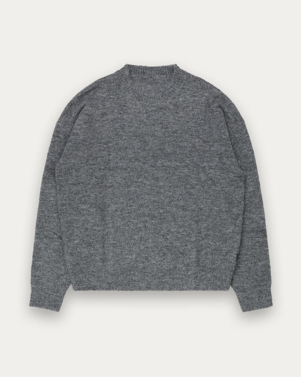 Pull Brushed Knit Gris Chiné Kuwalla Tee