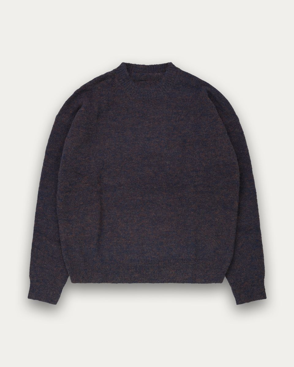 Pull Brushed Knit Bleu Marine Kuwalla Tee