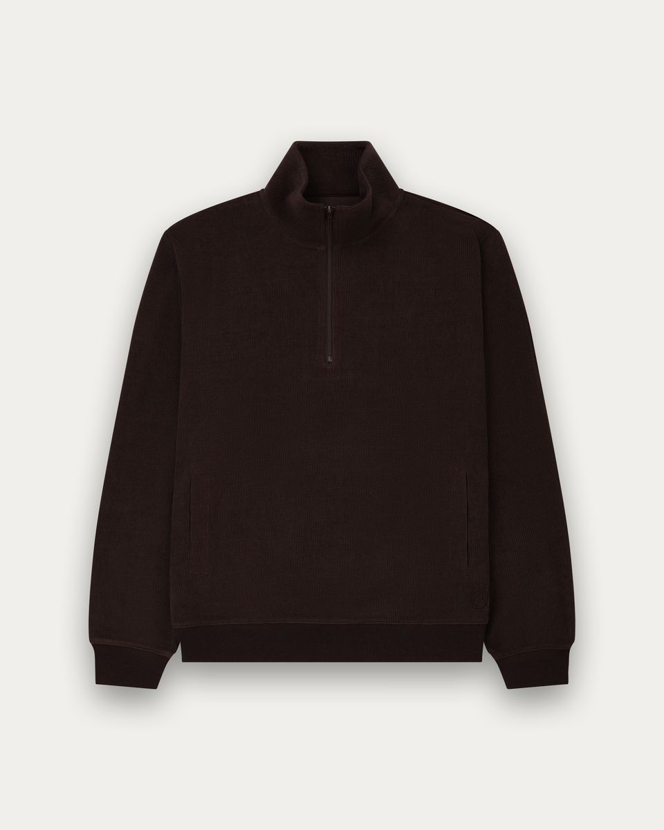 Chandail Chenille 1/4 Brun Kuwalla Tee