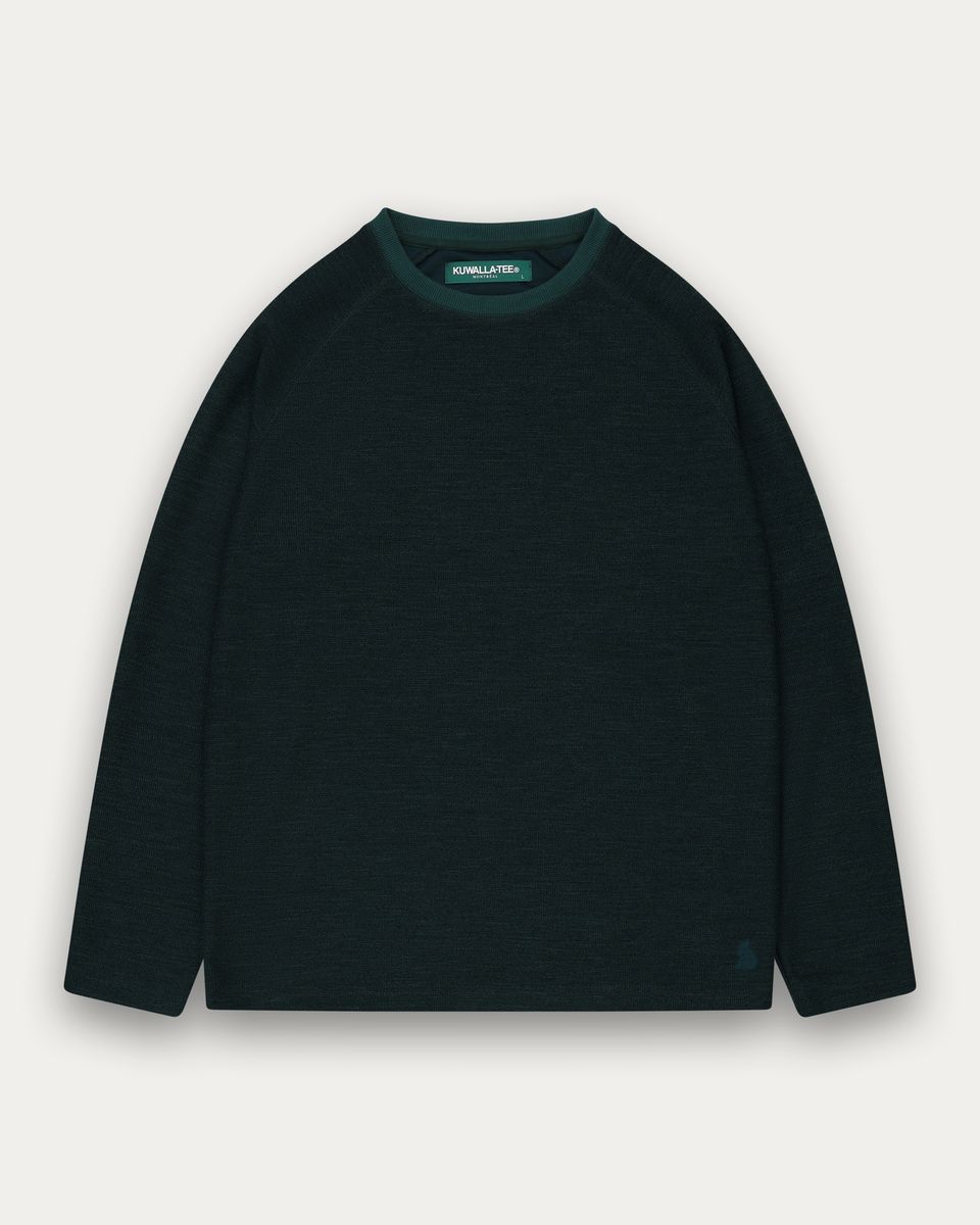 Chandail Marled Thermal Vert Kuwalla Tee