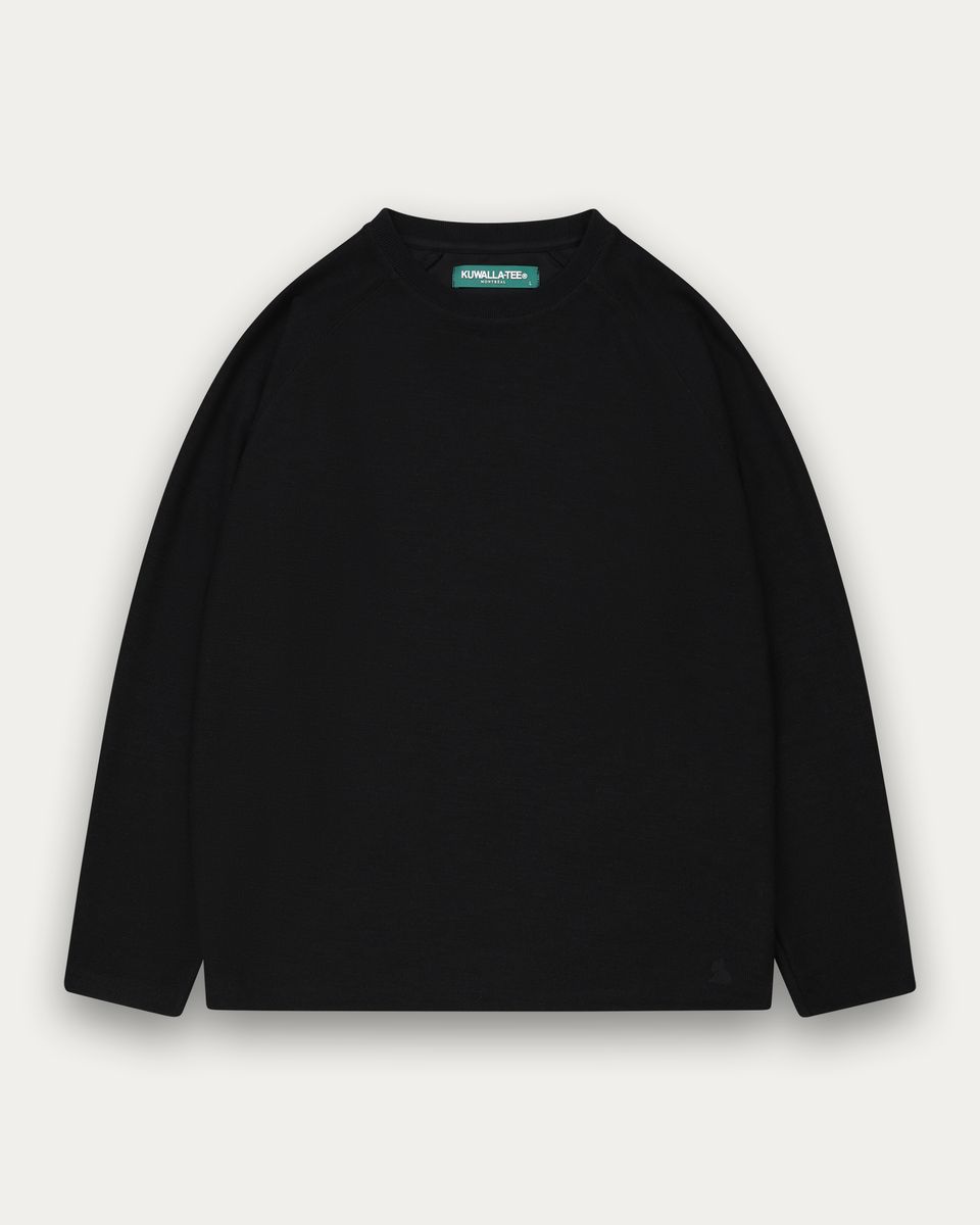Chandail Marled Thermal Noir Kuwalla Tee