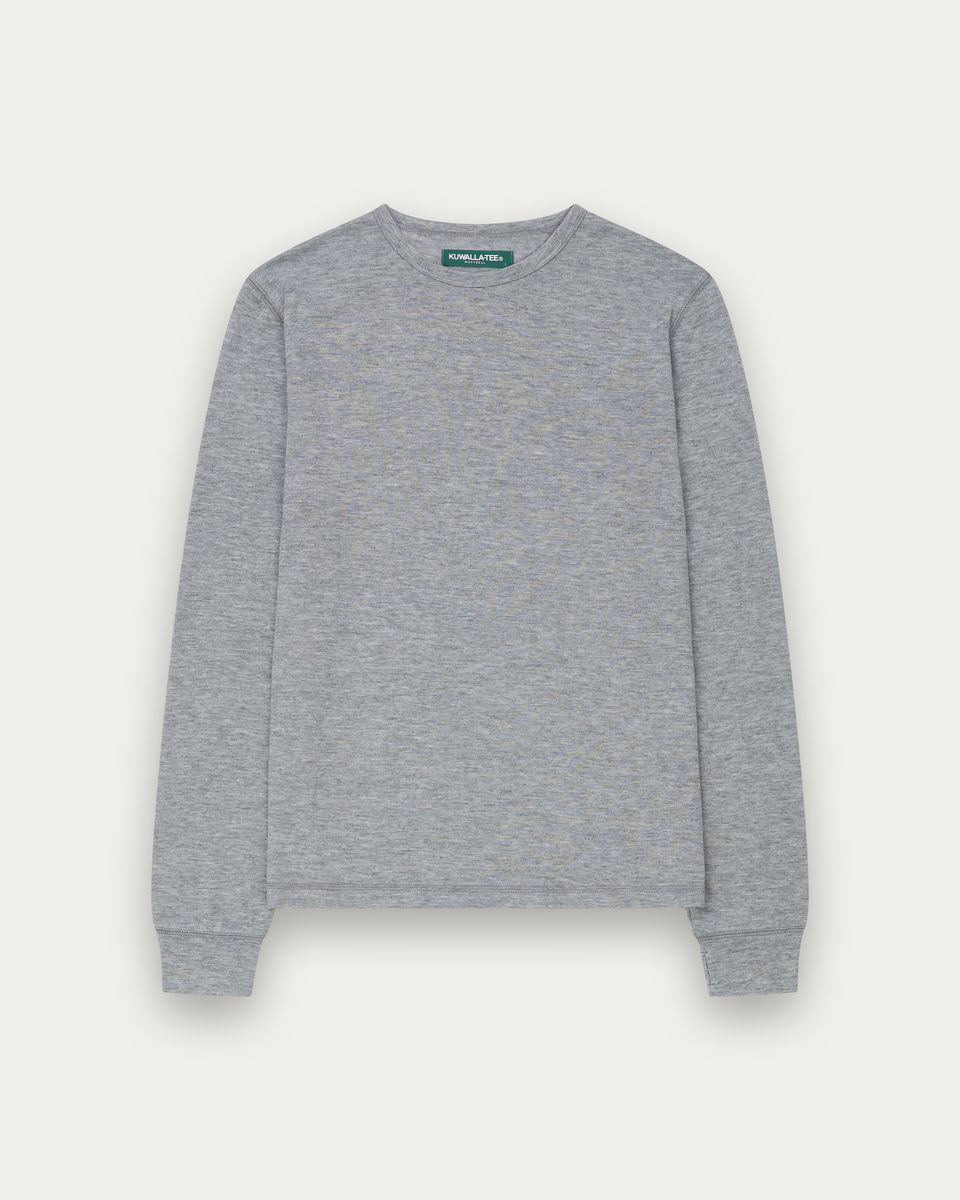 Chandail Heathered Thermal LS Gris Kuwalla Tee