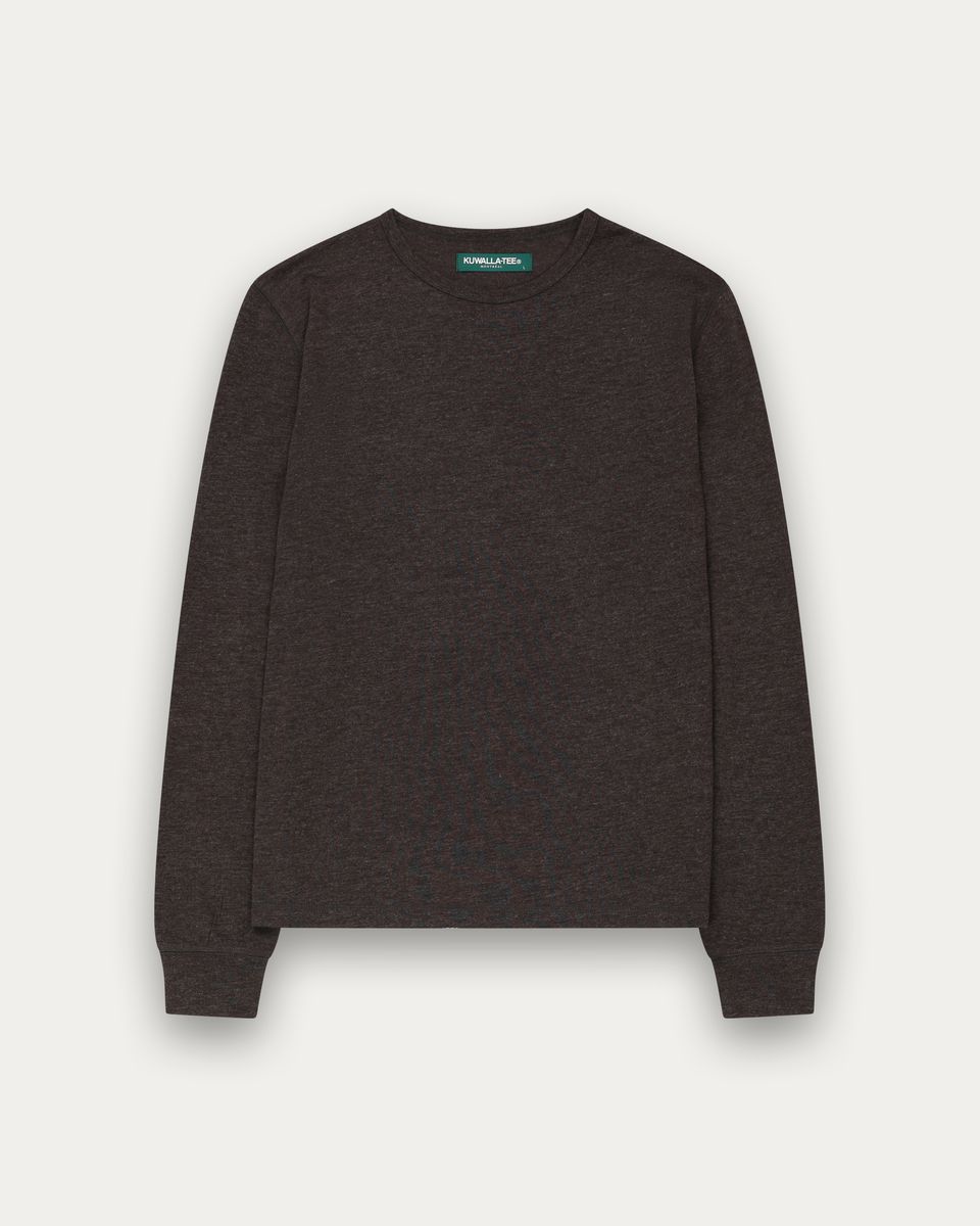Chandail Heathered Thermal LS Brun Kuwalla Tee