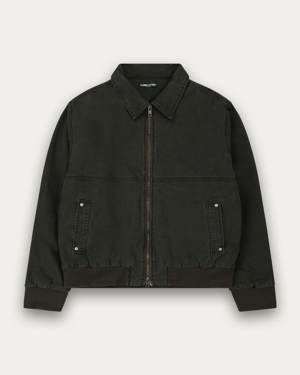 Manteau Oxford Bomber Olive Kuwalla Tee