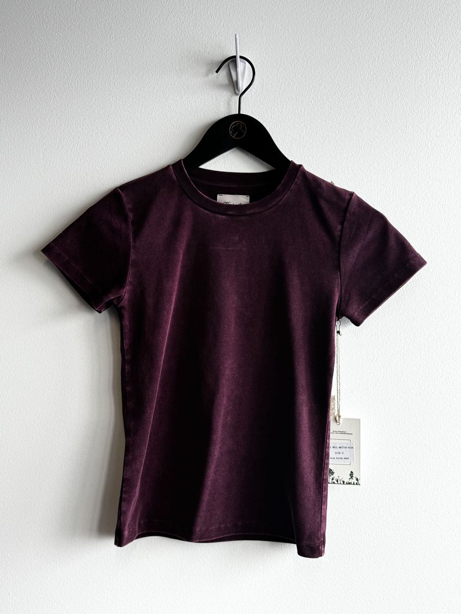 T-Shirt Micro Rib Prune Kuwalla Tee