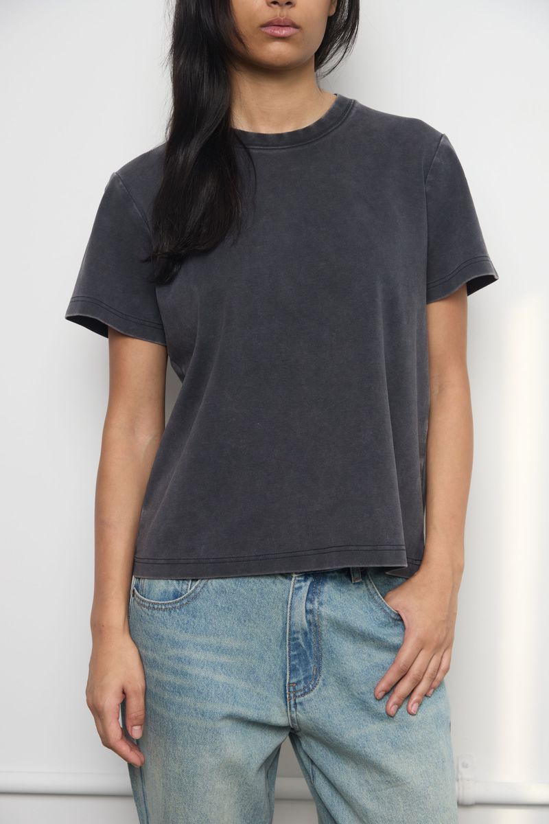 T-Shirt Double Knit Muse Noir Vintage Kuwalla Tee
