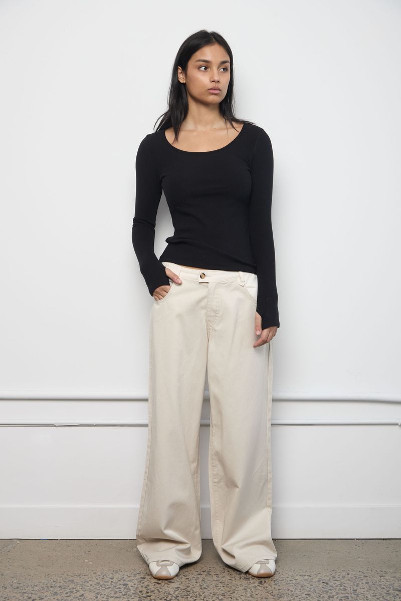 Chandail Bridget Peachy Noir Kuwalla Tee