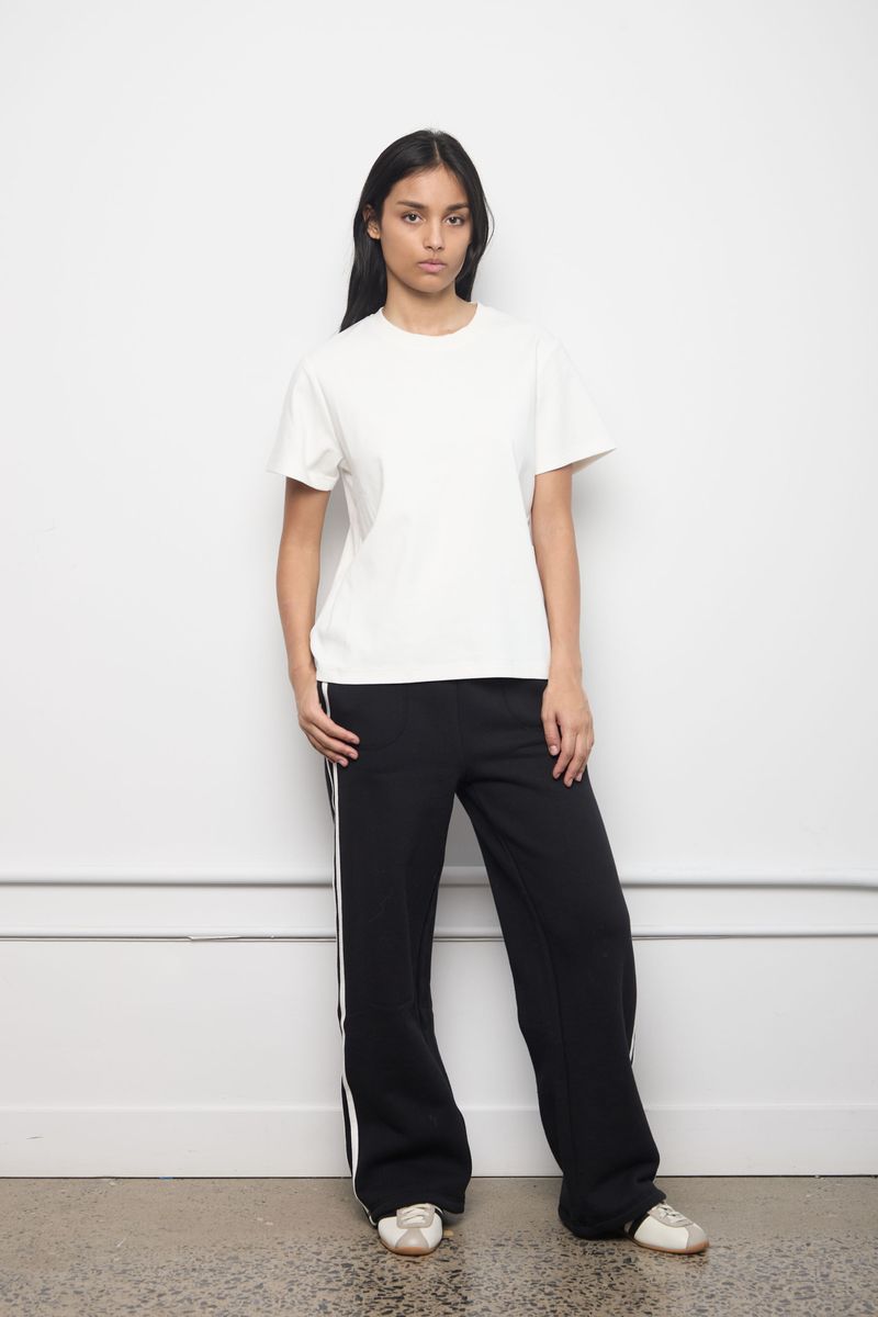 T-Shirt Double Knit Muse Blanc Kuwalla Tee