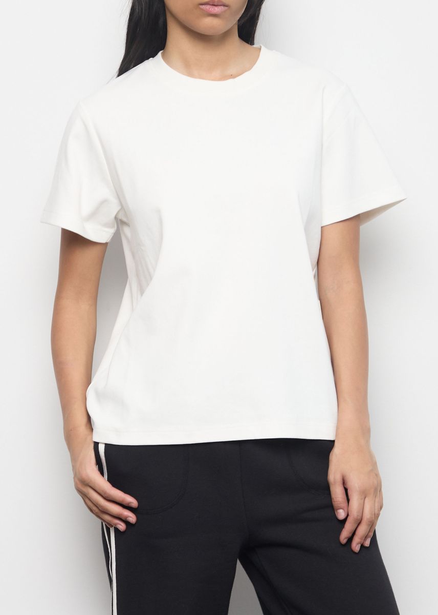 T-Shirt Double Knit Muse Blanc Kuwalla Tee
