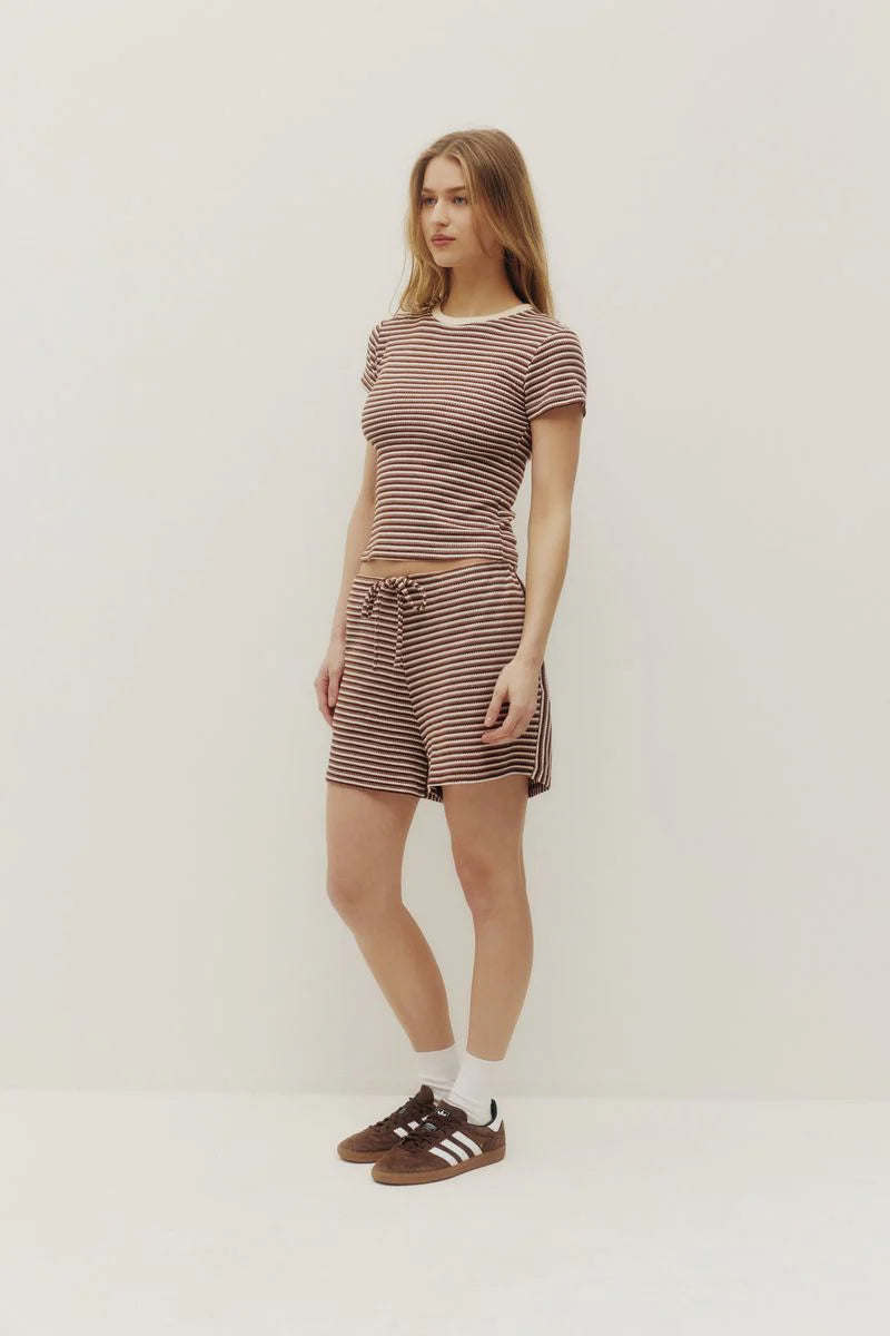 T-Shirt Yasmine Brown Kuwalla Tee