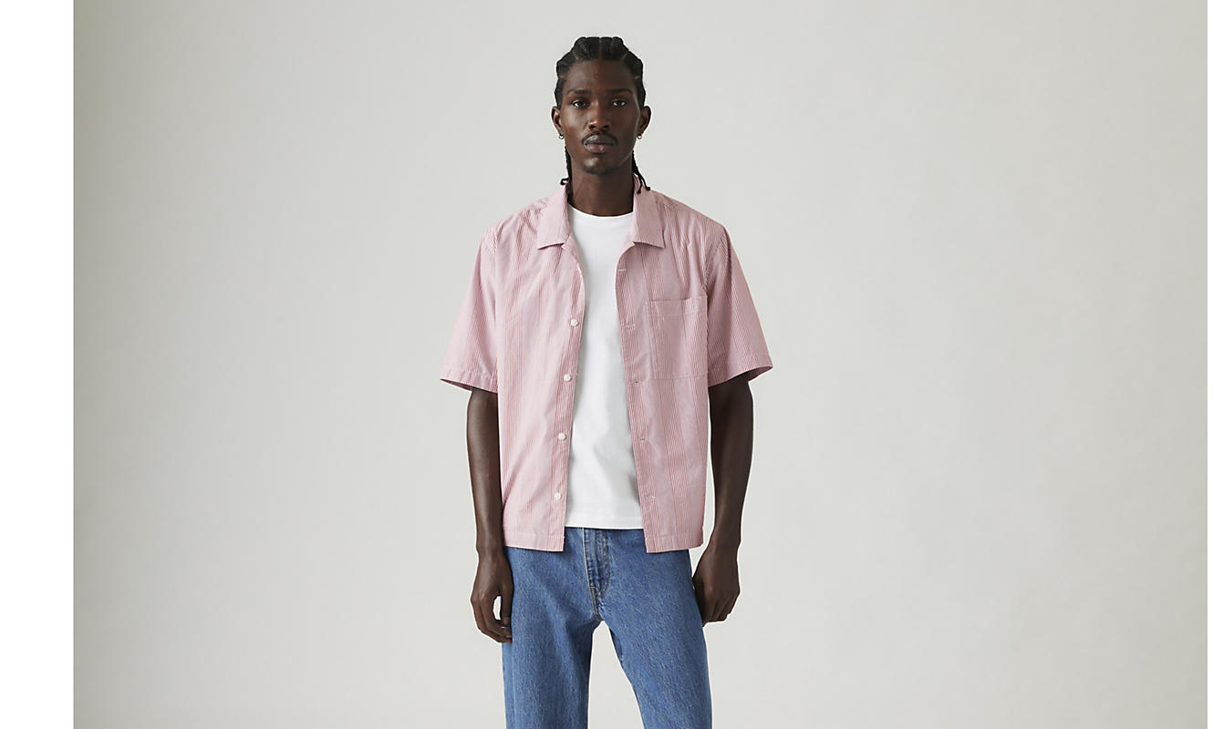 Levi's Townes Boxy Red Stripe Shirt