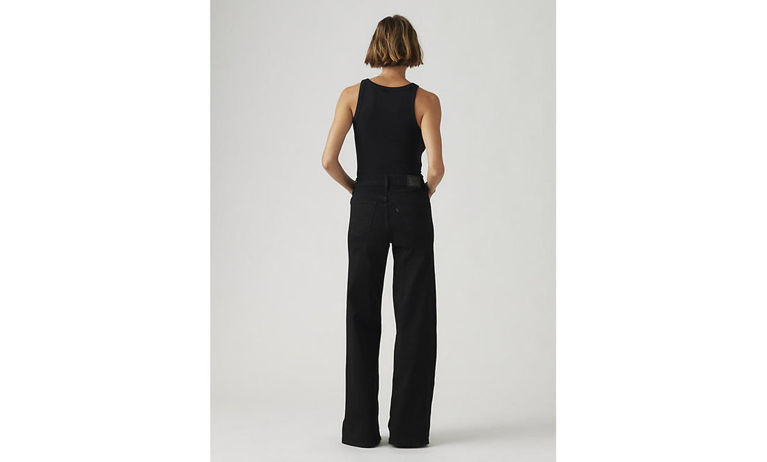 Jeans 318 Shaping Wide Soft Black Levi's
