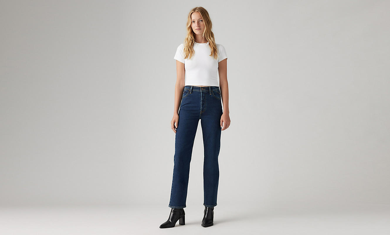 Levi's Riveted Ribcage Silver Lode Jeans