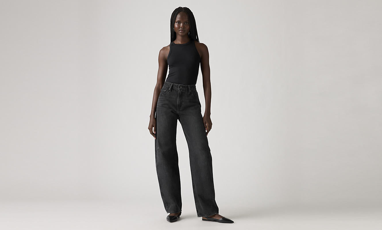 Levi's Rebel Edge Barrel Baggy Dad Jeans