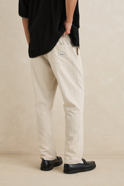 Chemise Relaxed Whip Stitch Noir Rhythm