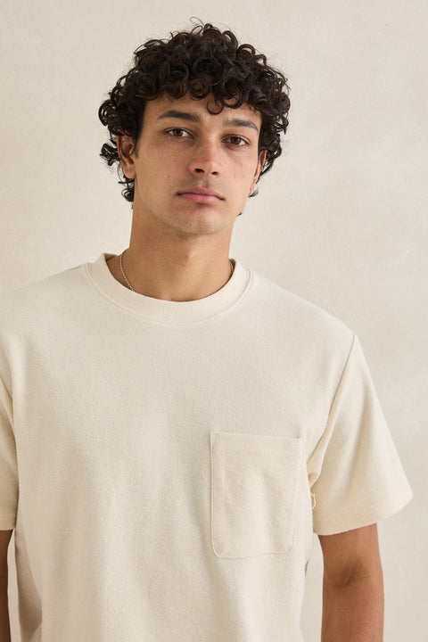 T-Shirt Vintage Terry Beige Rhythm