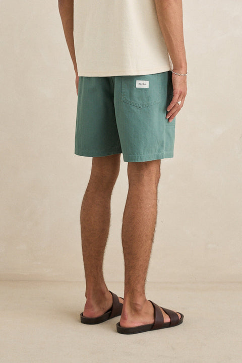 Rhythm Short Herringbone Green