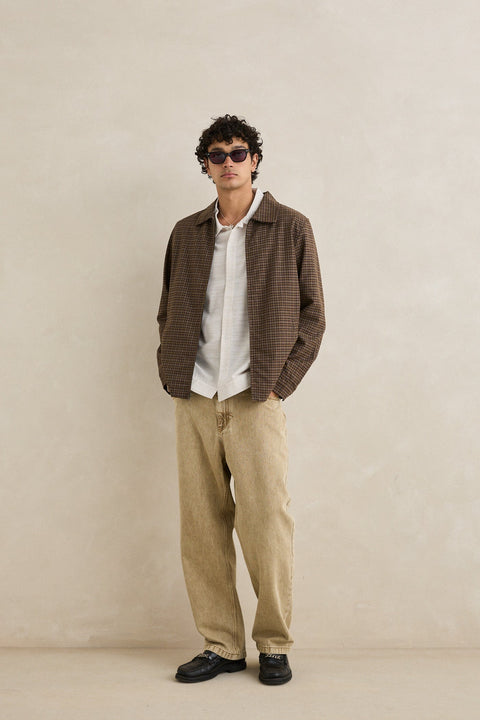 Veste Jordy Check Olive Rhythm