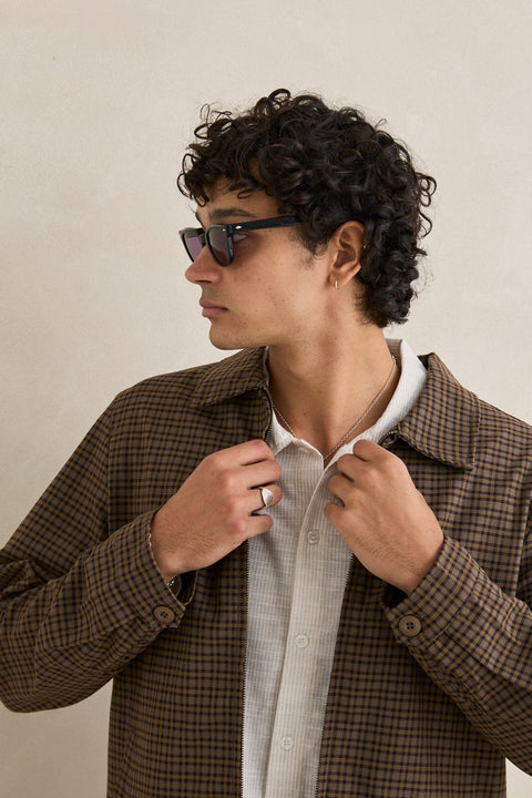 Veste Jordy Check Olive Rhythm