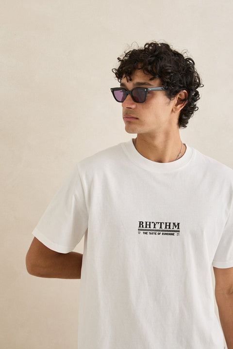 Rhythm White Vintage Cactus T-Shirt