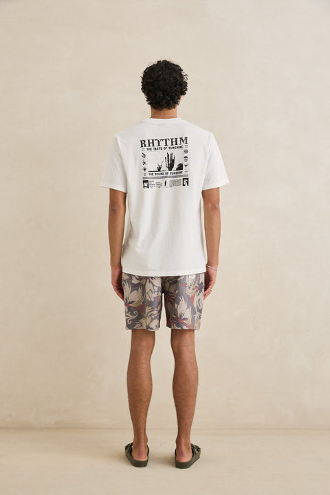 Rhythm White Vintage Cactus T-Shirt