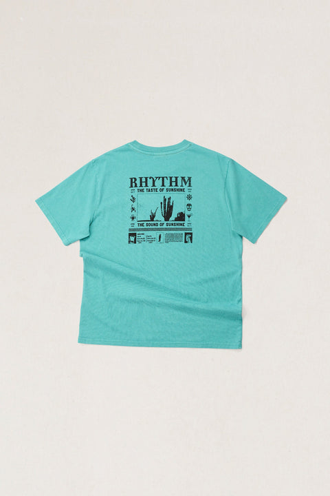 T-Shirt Cactus Vintage Turquoise Rhythm