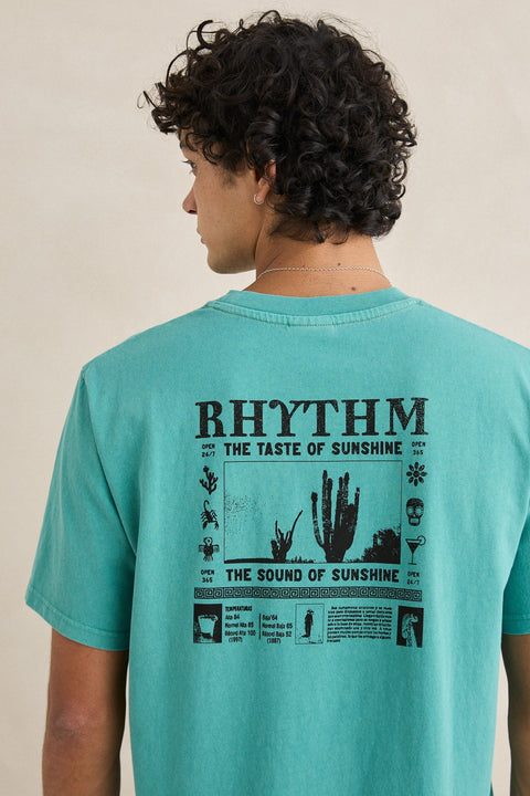 T-Shirt Cactus Vintage Turquoise Rhythm