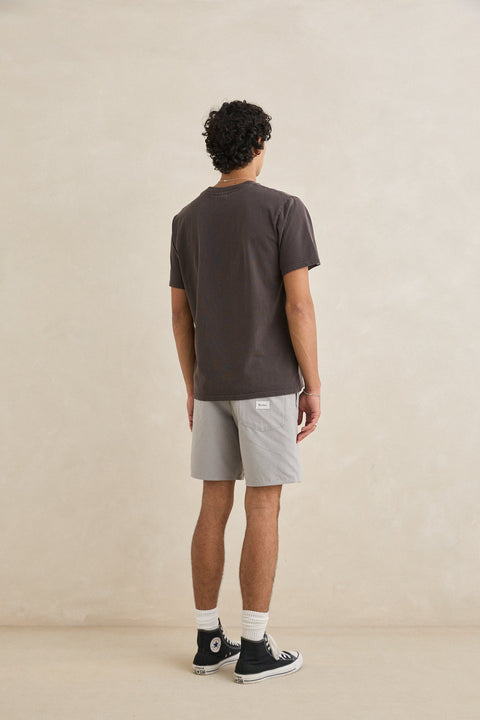 T-Shirt Nature Bot Noir Délavé Rhythm