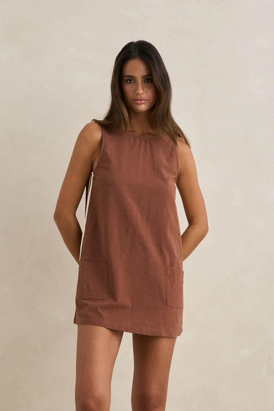 Robe Hanalei Brun Chocolat Rhythm
