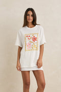 Rhythm White Oversized Wildflower T-Shirt