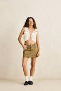 Canyon Mini Olive Rhythm Skirt