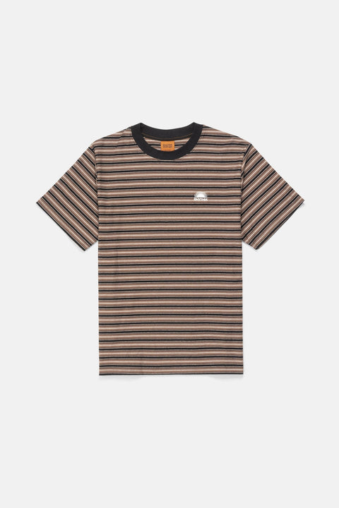 T-Shirt Vintage Stripe SS Latté Rhythm