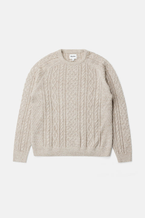 Pull Mohair Fishermans Knit Avoine Rhythm