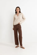 Beyond Relaxed Leg Pants Chocolate Rhythm