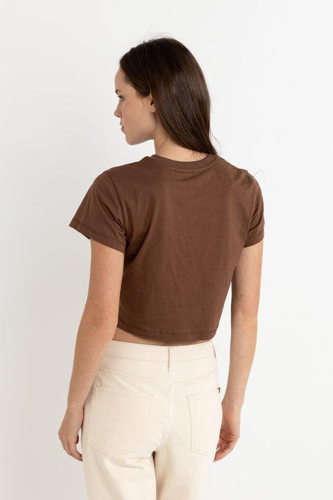 T-Shirt Sun Crop Chocolat Rhythm