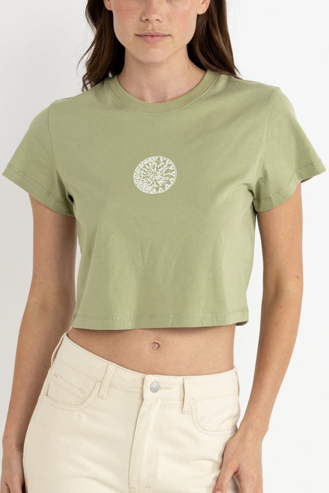 T-Shirt Sun Crop Sauge Rhythm
