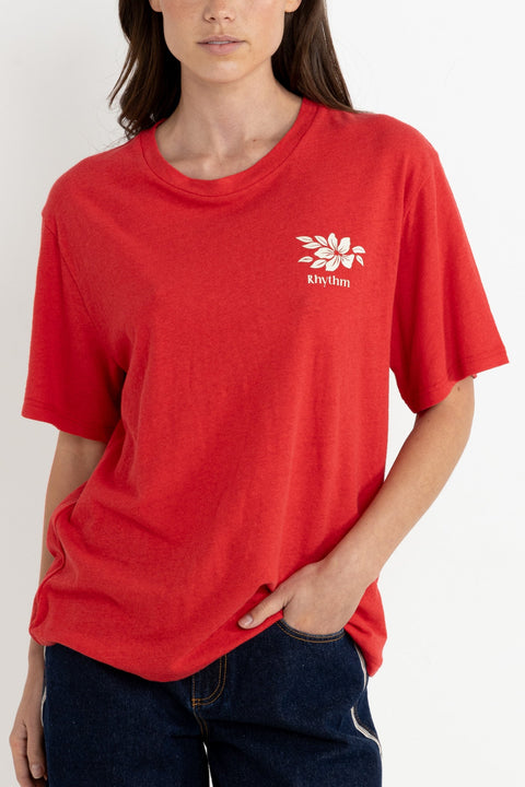 Leilani Oversized Red T-Shirt Rhythm