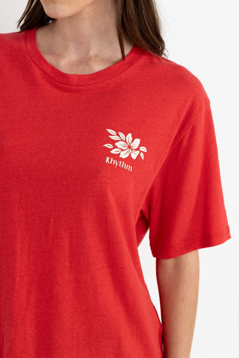 Leilani Oversized Red T-Shirt Rhythm