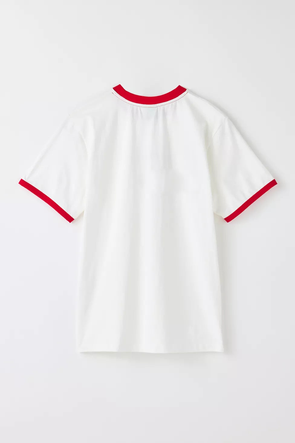 T-Shirt Rosa Ringer Blanc Rhythm
