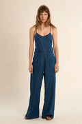 Jumpsuit Woven Bleu Molly Bracken
