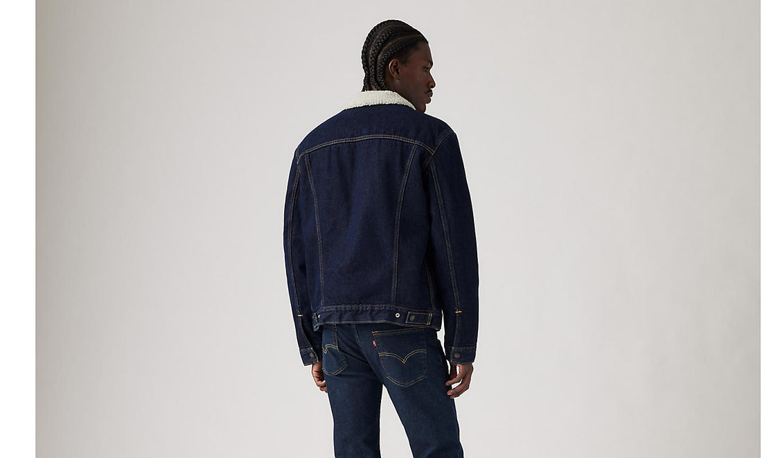 Veste Type 3 Sherpa Trucker Juniper Rinse Levi's