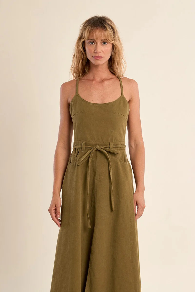 Robe Denim Knottable Khaki Molly Bracken