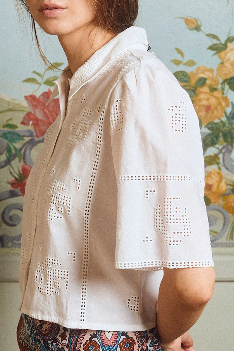 Woven White Molly Bracken Shirt