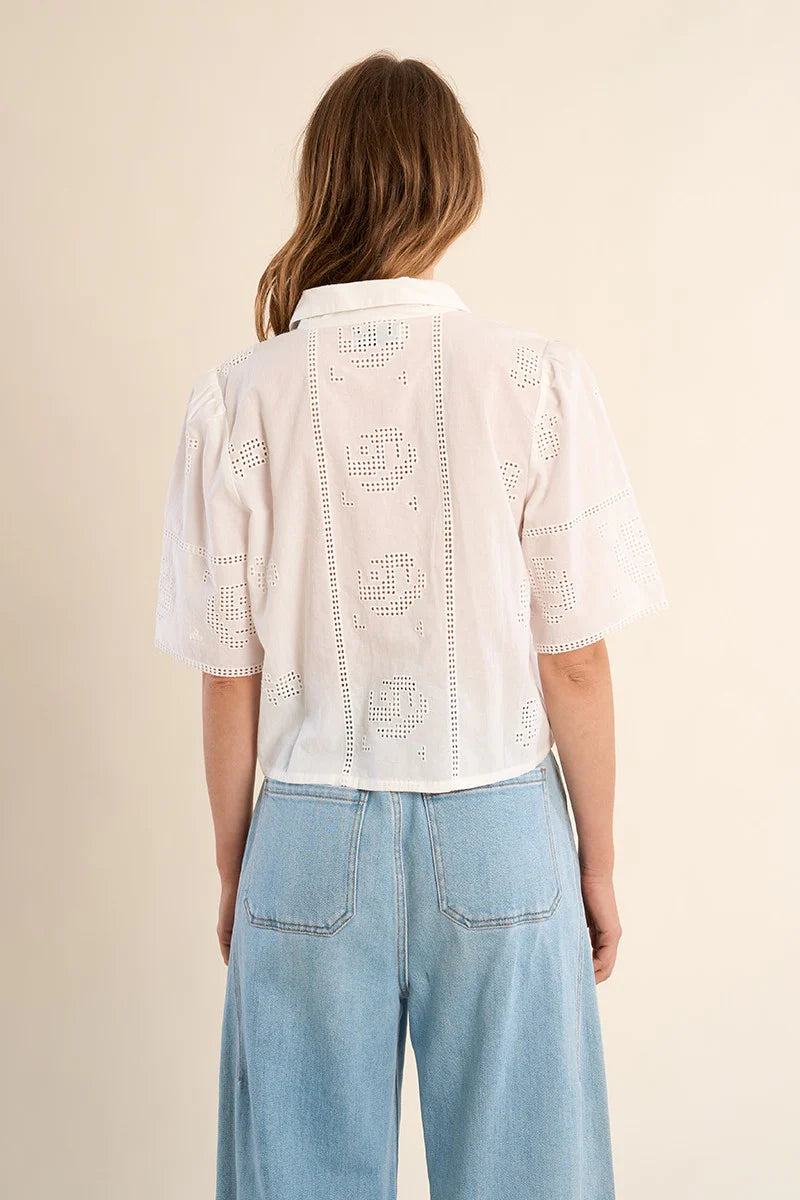 Woven White Molly Bracken Shirt