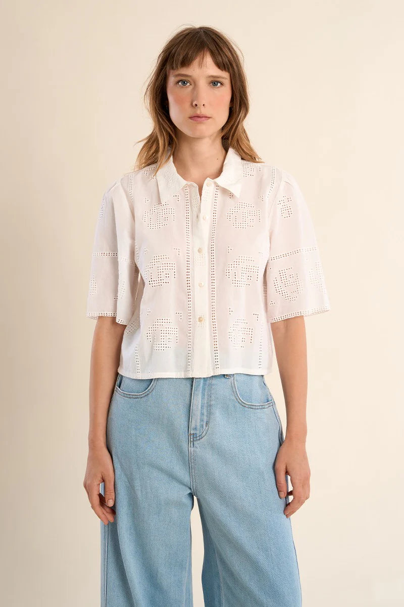 Woven White Molly Bracken Shirt