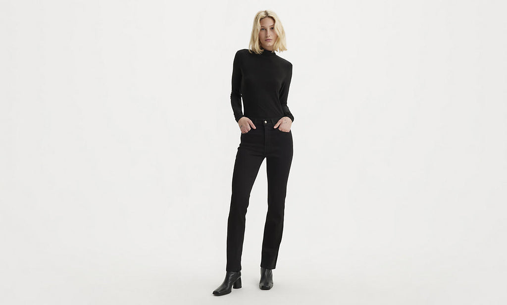 724 Soft Black Levi's Jeans